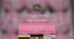Desktop Screenshot of heritage-bakery.com